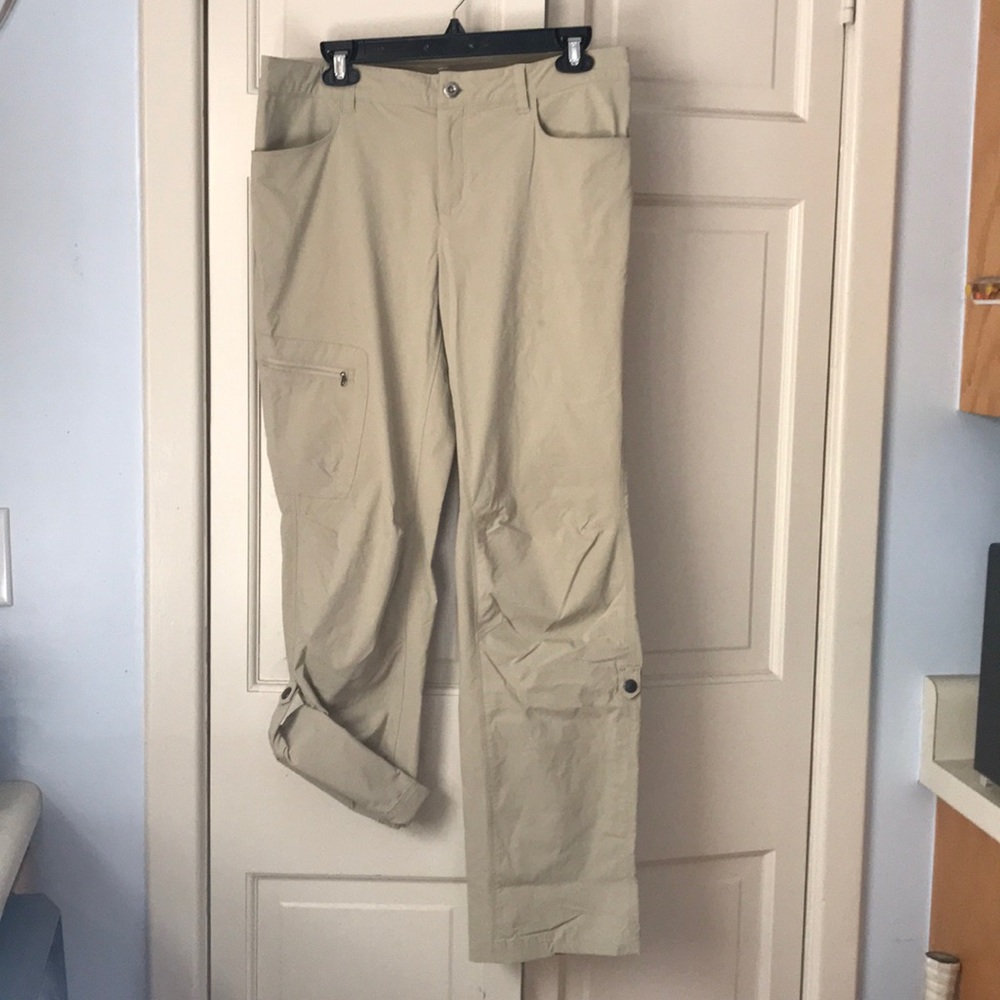 Patagonia hiking shorts. Tan. Size 10.
